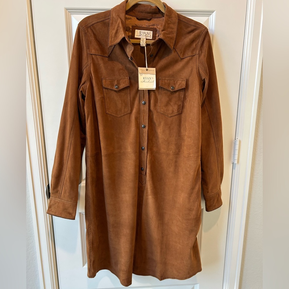 Ryan Michael Suede Western Dress Size 10